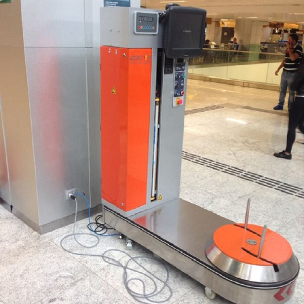 Airport Suitcase Luggage Wrapping Machine