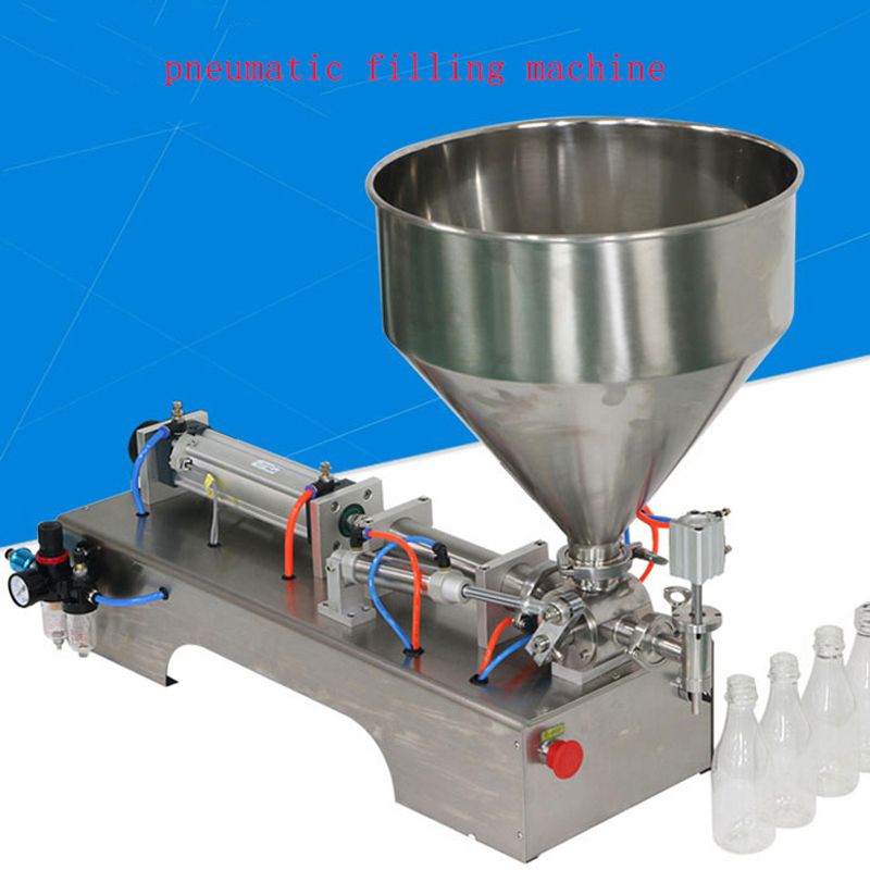 Semi-automatic Horizontal One Head Ointment Piston Pneumatic Filling Machine