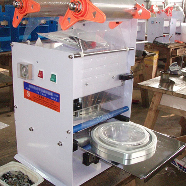 NC4 Manual Plastic Cup Sealing Machine Sent to Jincheng, Shanxi Province