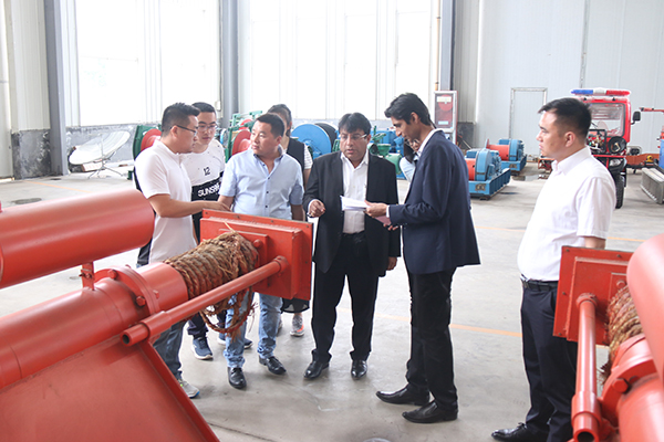 Warmly Welcome Indian Merchants to Visit Shandong China Coal Group for Purchasing Packing Machine