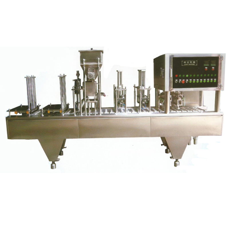What Is CE standard Manufacture Full Automatic Yogurt Cup Filling Sealing Machine