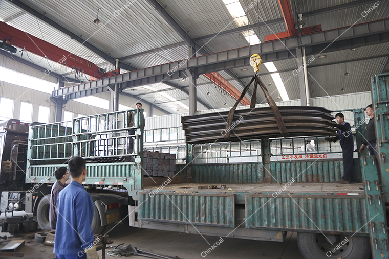 China Coal Group Sent A Batch Of U-Shaped Steel Brackets To Heihe City, Heilongjiang Province